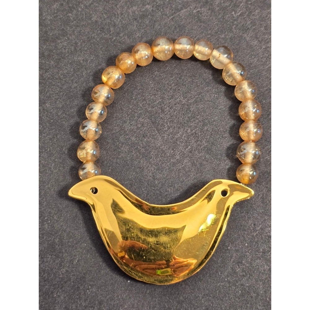 Carlton Ridge of Louisville Vintage Bird Brooch Handcrafted Gold Plated Jewelry - Picture 4 of 11